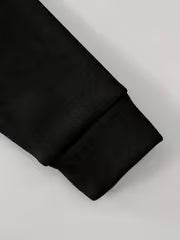 Boys' Autumn/Winter New Arrival Classic Simple Black Zipper Padded-Lined Thickened Warm Top, Fashionable Casual — view 6