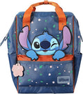 Disney Stitch Convertible Backpack and Crossbody Bag with Adjustable Straps