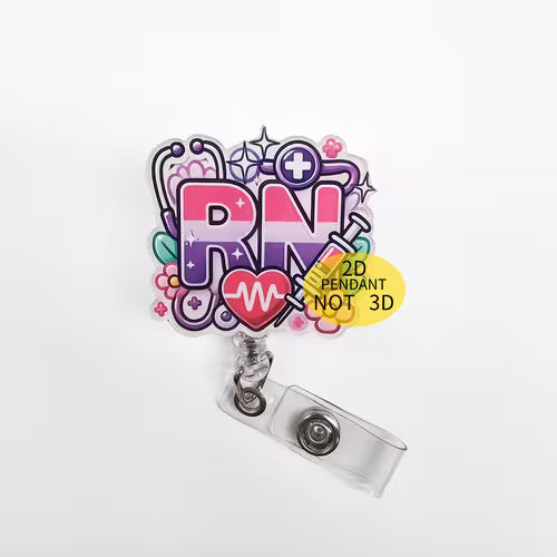 NURSE Day Pink Beaded Keychain with Tassel Charm, Bag Charm, Key and Car Key Anti-Loss Accessory, Gift for — view 108