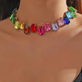 Chains Contrast Color Necklaces Accessories