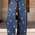 The Meadow Hours | Daisy Print Ruffle Hem Wide-Leg Pants — view 1 of 4