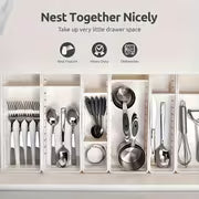 Fastest delivery: 5 BUSINESS DAYSBlack and Colorful 8pcs Stainless Steel Measuring Cup Set, Includes 8 Stackable — view 5