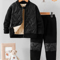 Boys' Autumn/Winter New Arrival Classic Simple Black Zipper