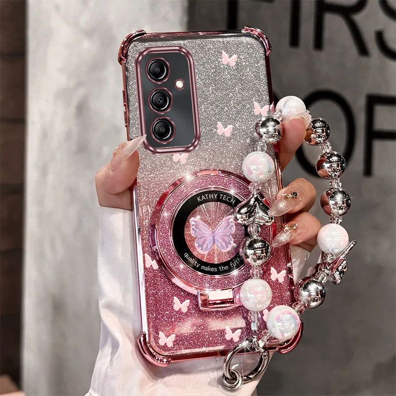 Carry It Like a Clutch | Pearl Butterfly Case, Samsung Galaxy A35 — view 1 of 15