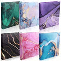 The Paper Trail | 6pc Marble Hardcover 3-Ring Binders, 10.5 x 12 Inch for Letter & Loose-Leaf