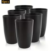 6pcs Unbreakable PP Cups, Drinking Glasses, Durable and Stackable for Coffee, Juice, and Water. Lightweight — view 1