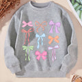 Girl's Bow Print Sweet Casual Versatile Spring/Autumn