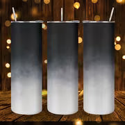 1pc 20oz Abstract Dark Smoke Gradient Pattern Stainless Steel Insulated Tumblers Coffee Office Travel Mug with — view 6