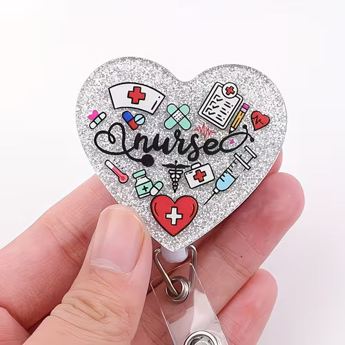 NURSE Day Pink Beaded Keychain with Tassel Charm, Bag Charm, Key and Car Key Anti-Loss Accessory, Gift for — view 22