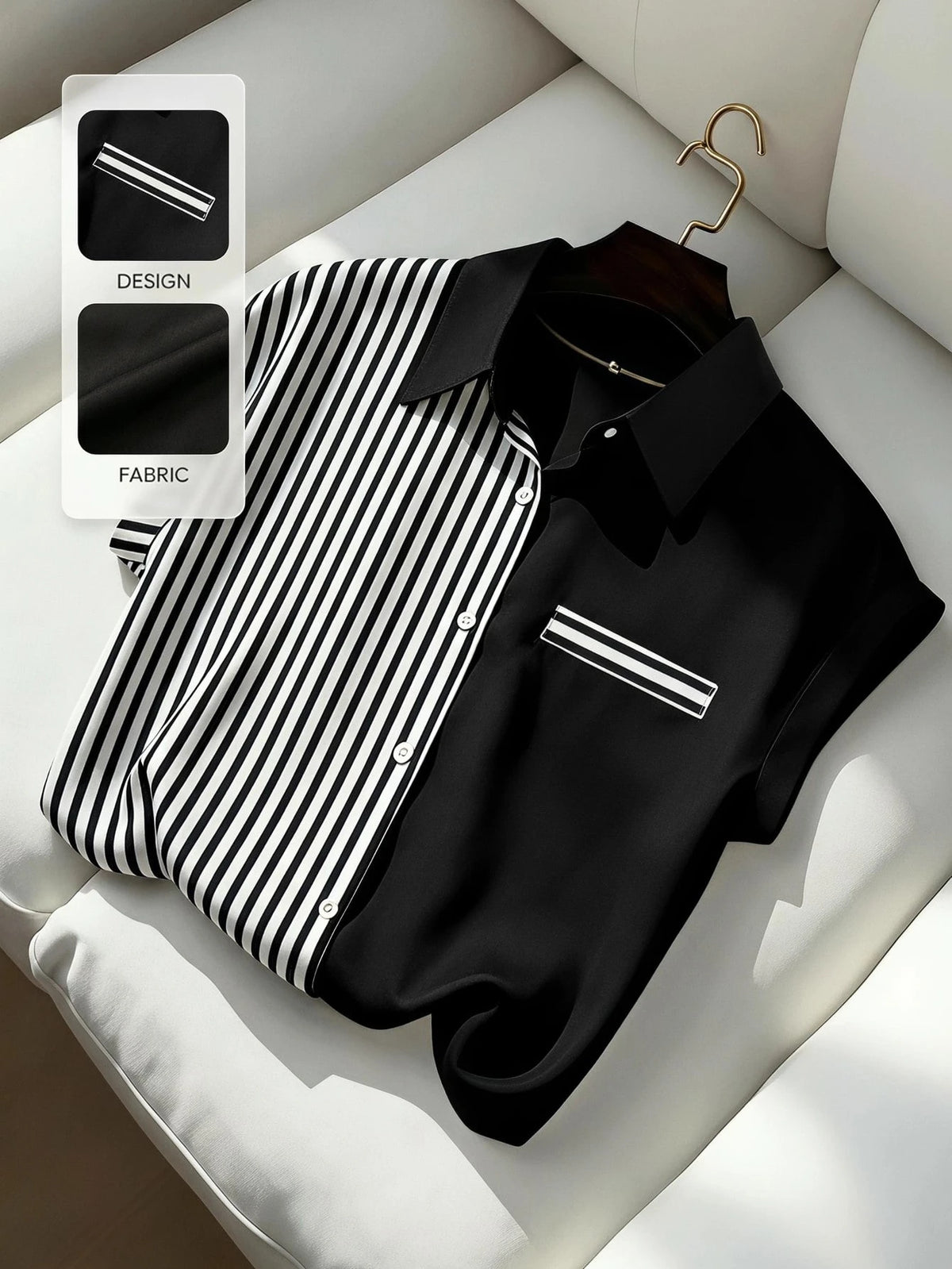 SHEIN LUNE Women's Blouse, Women's Spring/Summer New Blouse, Summer, Women's Commuter Style Blouse, Casual