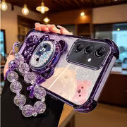 Phone Case - Elegant Pvccrystal Starburst Lanyard Phone Holder Case for Compatible with Samsung Galaxy A15 A17 — view 14