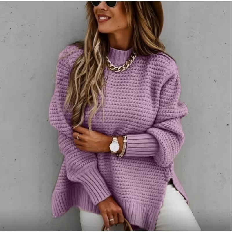2026 Autumn/Winter Loose Oversized Lazy Style Long Sleeve Pullover Sweater Women&Apos;S Cold Protection Warm — view 16