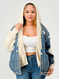 Sweater Denim Jacket