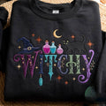 The Familiar | Embroidered Black Cat, Poison & Moon Sweatshirt — view 1 of 3