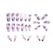 Full-Coverage Long Ballerina Nails European Style Ballet Dance Nail Wear Suitable for Spring Summer — view 4