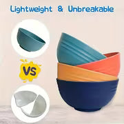 26-Ounce Unbreakable Cereal Bowl, 8pcs Set - Microwave And Dishwasher Safe, Large Lightweight Bowl; Perfect for — view 3