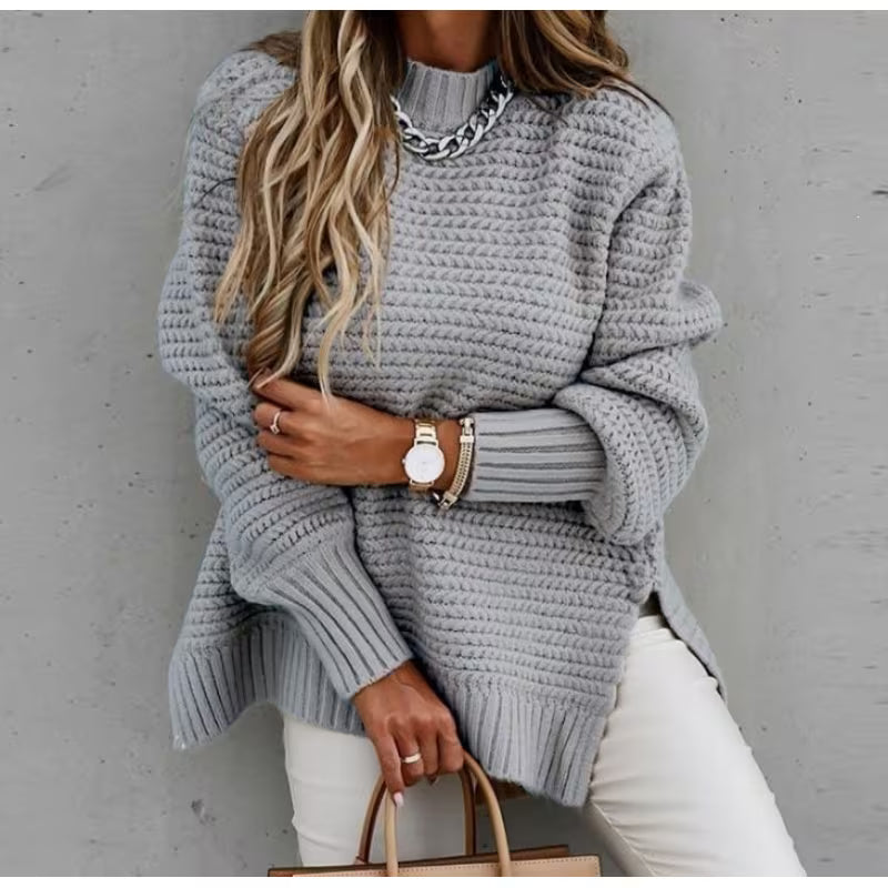 2026 Autumn/Winter Loose Oversized Lazy Style Long Sleeve Pullover Sweater Women&Apos;S Cold Protection Warm — view 17
