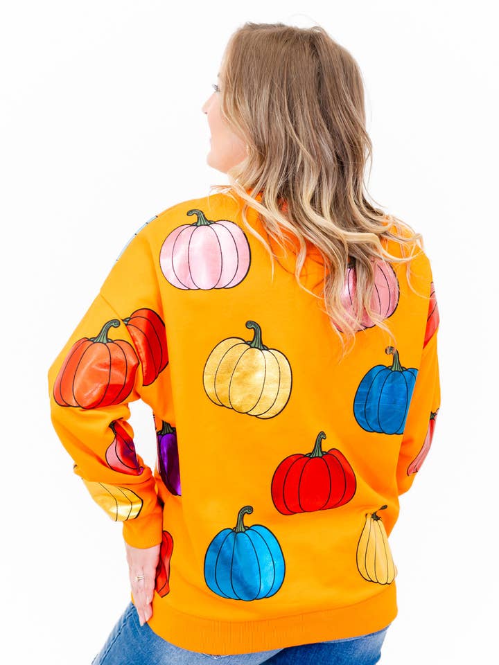 Rainbow Pumpkin Sweatshirt