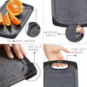 3pcs Cutting Board, Non-Slip Kitchen Chopping Boards with Juice Groove-Friendly, & Easy, Durable Boards for — view 7