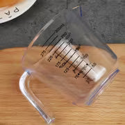 Fastest delivery: 5 BUSINESS DAYSClear 300ml Plastic Measuring Cup, Graduated Kitchen Measure Jug with Handle — view 2