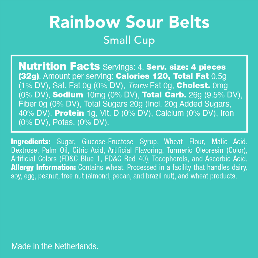 Rainbow Sour Belts