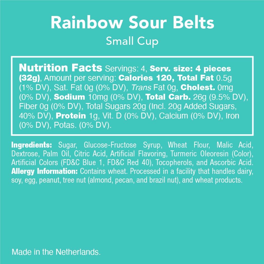 Rainbow Sour Belts