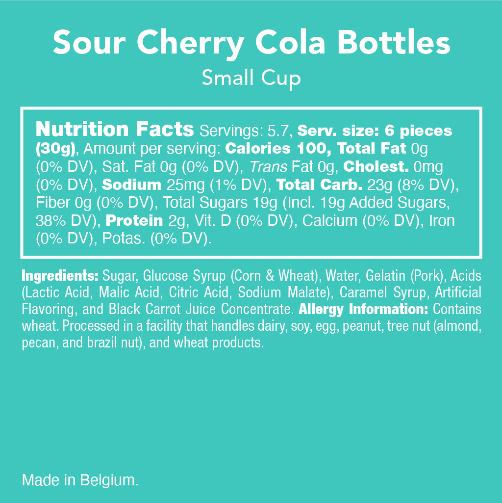 Sour Cherry Cola Bottles