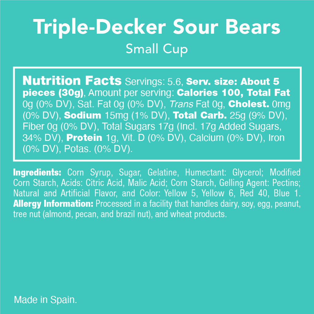 Triple Decker Sour Bears