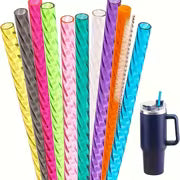 Fastest delivery: 5 BUSINESS DAYS6/10pcs/Set 12-Inch Reusable Straws, Suitable for Stanley Cups - Durable — view 1