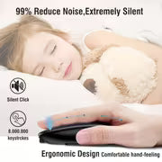 Wireless Bluetooth Mouse for iPad/MacBook Pro/Air/Laptop/PC: Rechargeable, Silent, Portable Ultra-thin — view 7