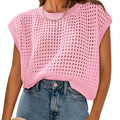 2026 Summer New Women's Crewneck Hollow Out Sweater Shrug