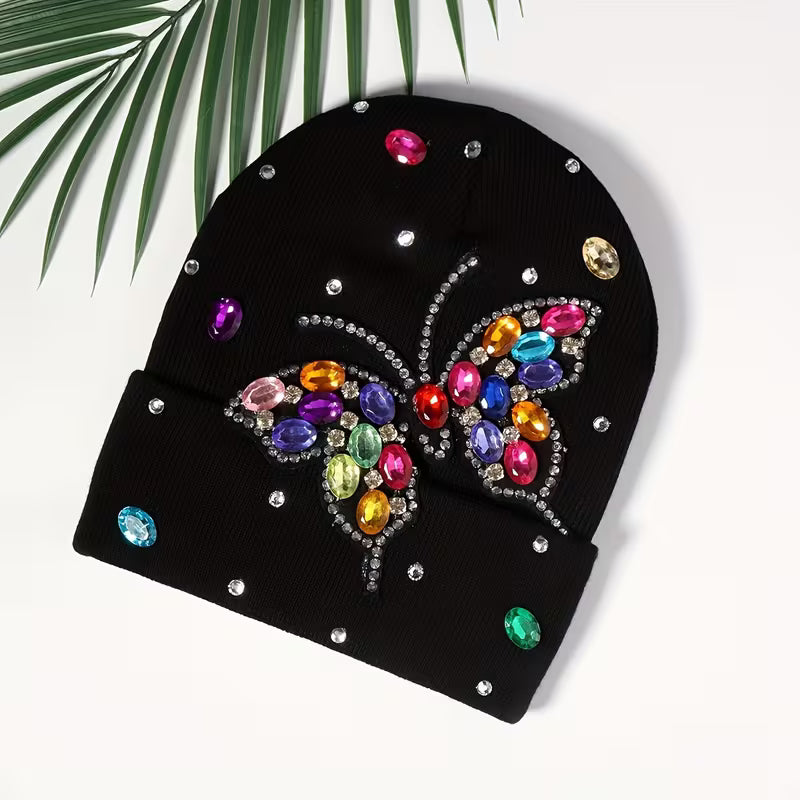 A Two-Piece Set Featuring Rhinestone Butterflies And Stars, Perfect for Women'S Outdoor Activities in Autumn And — view 8