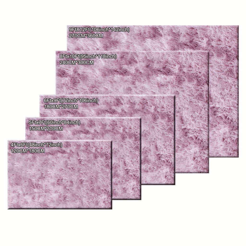 Cozy And Soft Shaggy Rug Ideal for The Living Room, a Pink Area Rug Suitable for The Bedroom, a Vibrant And Fuzzy Carpet, Perfect Indoor Rugs for Valentine'S Day Decoration, Thoughtful Gifts for Valentine'S Day, Birthdays, And Weddings
