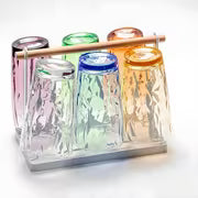 6psc 15oz Water Cups, Unbreakable Tritan Drinking Glasses Shatterproof Acrylic Glasses Drinkware Hard Plastic — view 5