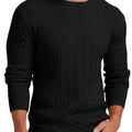 Men's 2024 New Bamboo Rayon Blend Cable-Knit Sweater - Soft