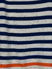 Autumn And Winter Women'S Elegant Retro Minimalist Style Color Dot Striped Raglan Sleeve Round Neck Sweater — view 6
