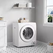 1.5/1.8/2.6 Cu.Ft. Portable Dryers for Laundry, Compact Portable Clothes Dryer with Stainless Steel Tub, Dryer — view 1