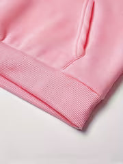 4pcs Set Girls' Long Sleeve Sweatshirt, Hoodie for Casual and Outdoor Wear, Ideal for Spring and Autumn Outings — view 3