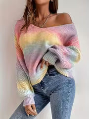 Women's Thermal Pullover Turtleneck Long Sleeve Sweater Solid Color Warm Pullover — view 1