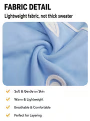 Women's Pullover Sweater with 3D Bow Appliqué Embroidery, Round Neck, Long Sleeves, Regular Fit, Casual Daily — view 8