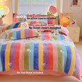 Milk Velvet 3pcs Set: 1 Duvet Cover + 2 Pillowcases, Autumn-Winter Warm Plush Bedspread, Suitable for Living Room, Bedroom, Hotel, Dormitory (Excludes Pillow Inserts and Bed Sheets)