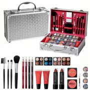 56pcs Professional Makeup Set | Includes Eyeshadows, Lipsticks, Blushes, Lip Glosses, Eyebrow Pencils, Glitter — view 4
