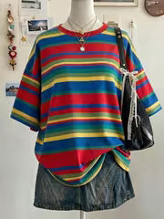 European And American Fashion Casual Sports Print Short Sleeve Shirt — view 1