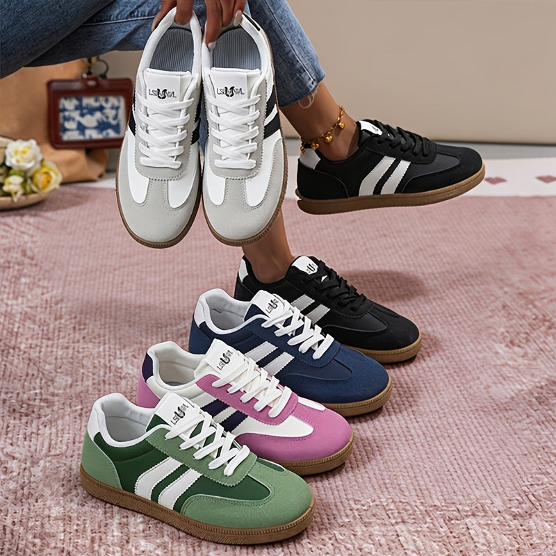Fashionable Trendy Women's Casual Sneakers, Low-top Large Size Sneakers That Are Comfortable for Long-term Wear, Versatile for Campus, Dates, and Outdoor Hiking, Suitable for All Seasons, with Comfortable Soft Soles, Women Shoes