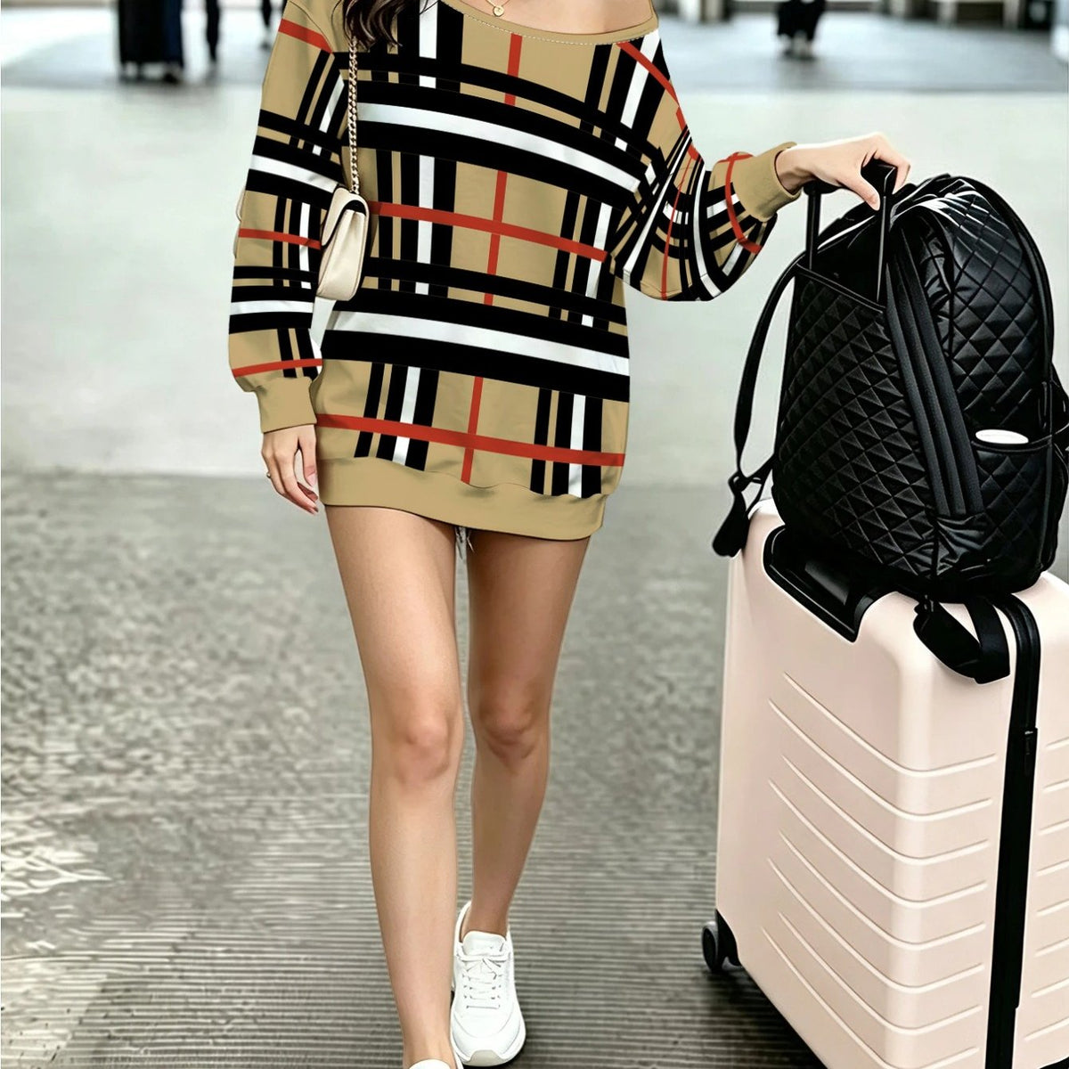 New European and American Fashion Hot Style Off-Shoulder