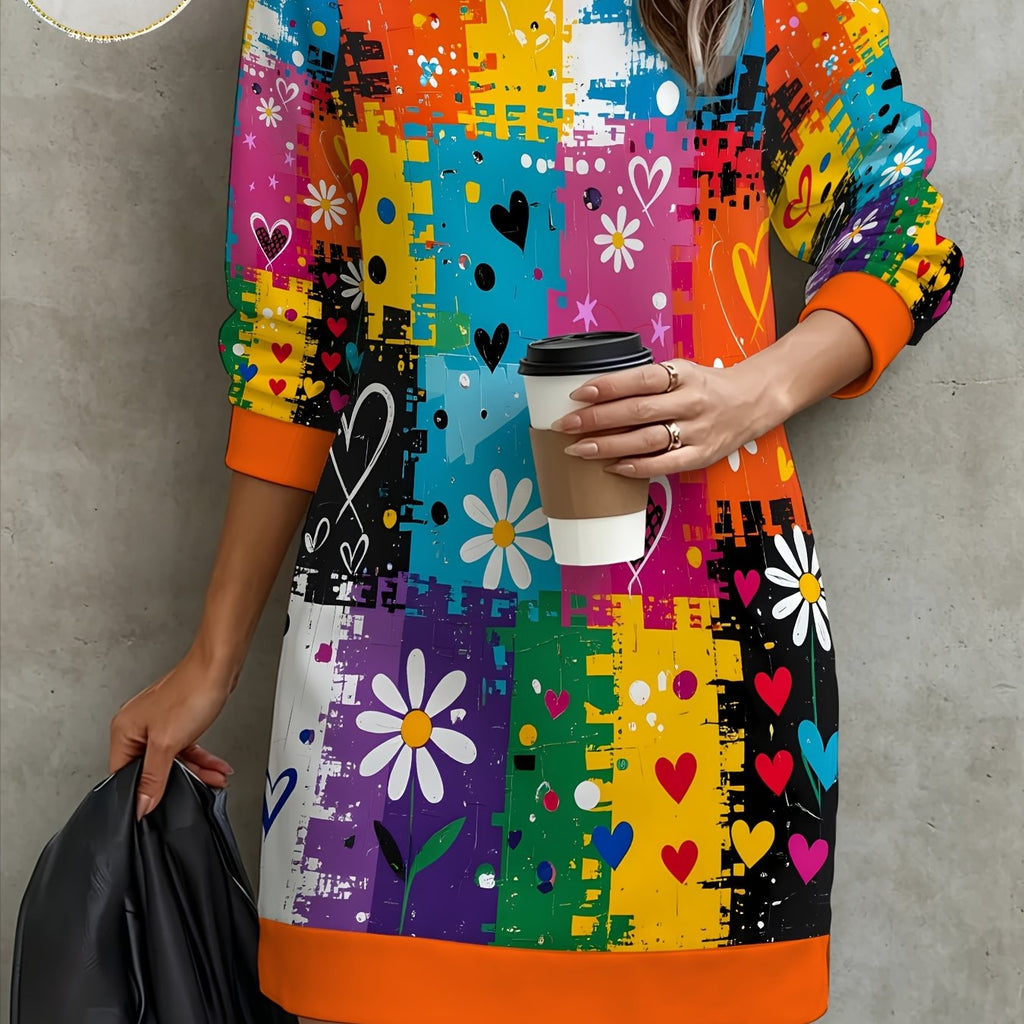 Women's Autumn/Winter Casual Daily Vibe Round Neck