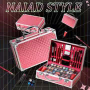 56pcs Professional Makeup Set | Includes Eyeshadows, Lipsticks, Blushes, Lip Glosses, Eyebrow Pencils, Glitter — view 5