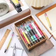 12pcs Teacher Gift Ballpoint Pens, Ballpoint Pen Gift Set, Notebook Design Style, Classroom Reward Or Holiday — view 4