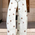 The Meadow Hours | Daisy Print Ruffle Hem Wide-Leg Pants — view 1 of 4