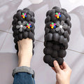 And Odorless EVA Bag Head Cool Slippers Women'S Soft Bottom Couple Massage One-Word Drag Women'S Slippers Men'S Indoor And Outdoor Wear Flower World, Women Shoes